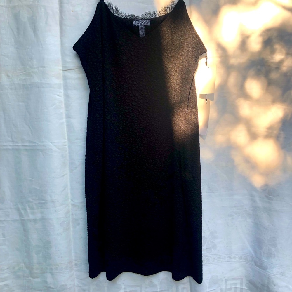SOLD NWT Leith dress black leopard